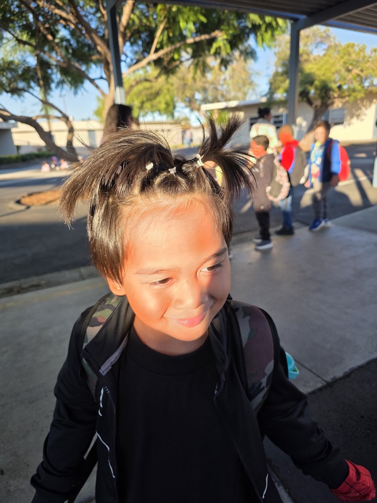 student with braids 