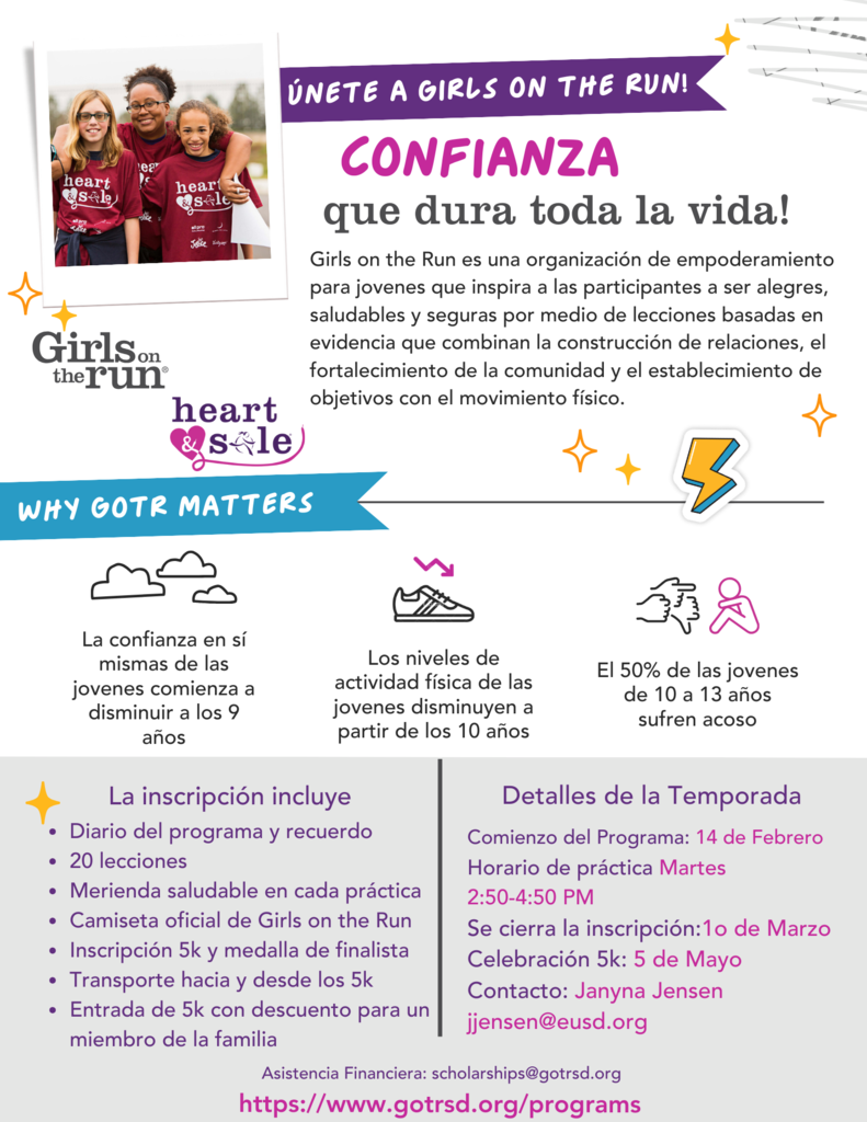 Girls on the Run Spanish