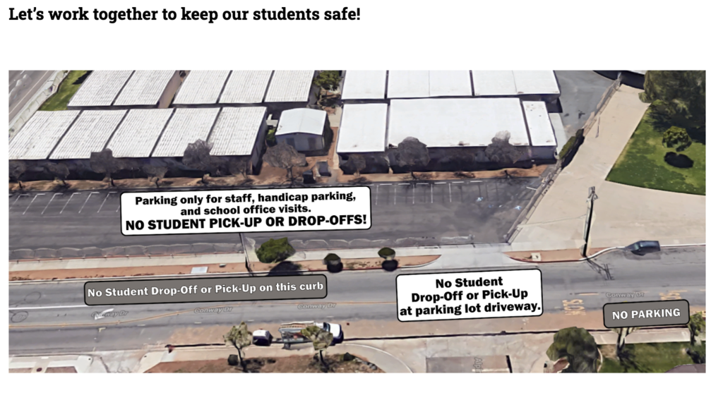 Drop off procedure