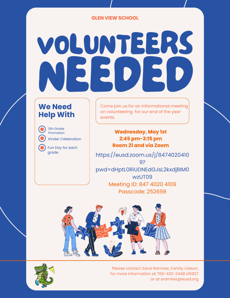End of the Year Volunteer Meeting Flyer English