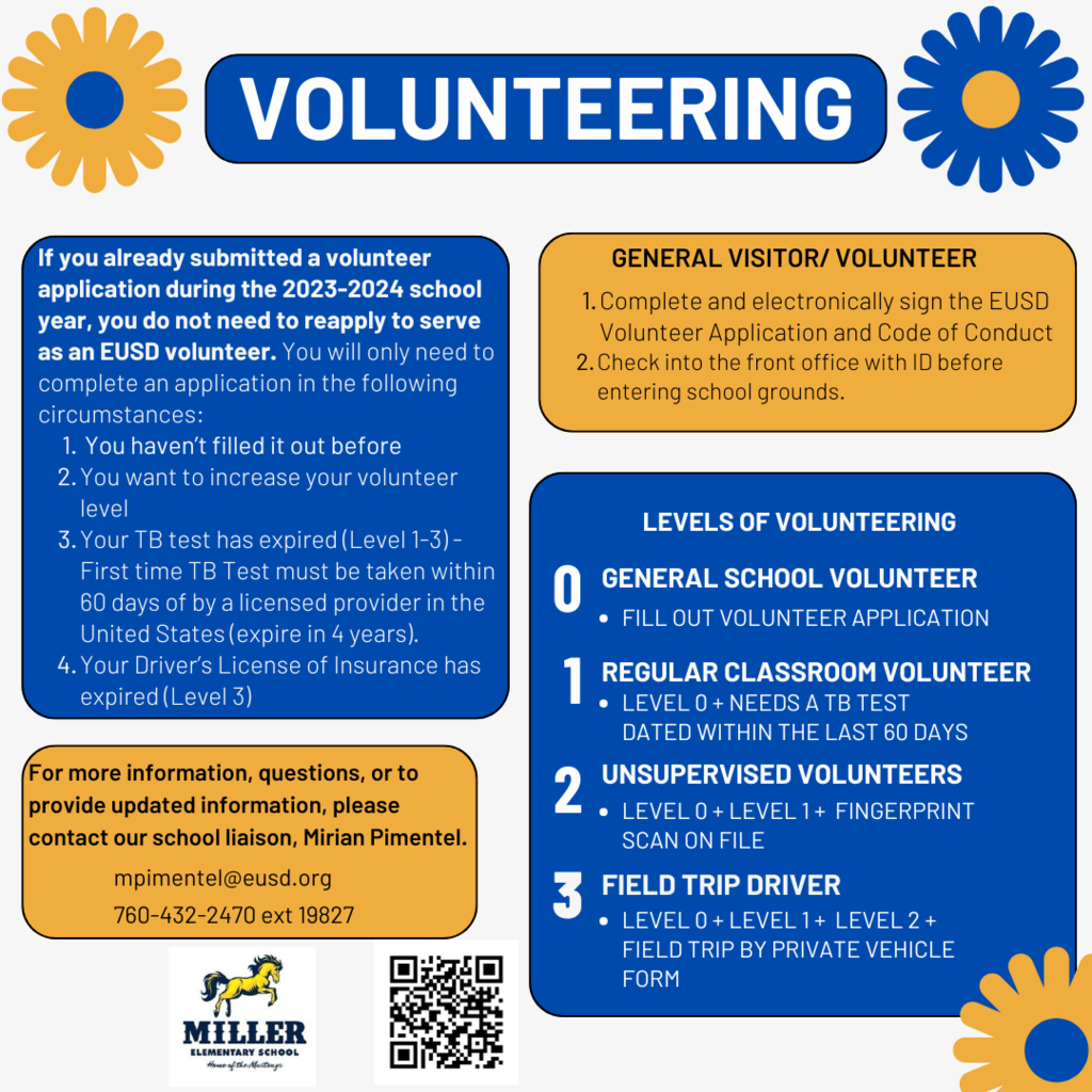 Updated Volunteer Guidelines