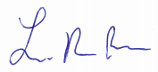An imagine of EUSD Superintendent Ibarra's signtature