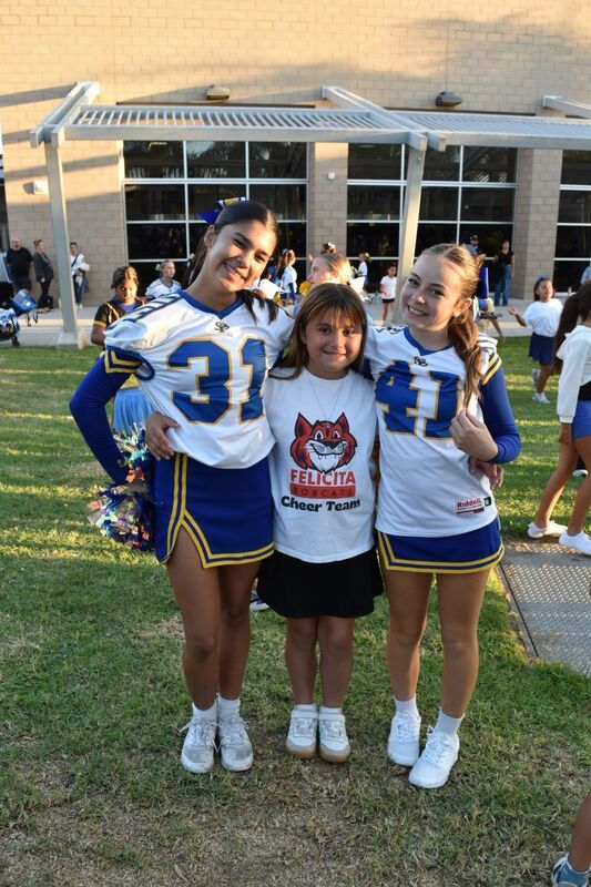 The Felicita Cheer Team poses.