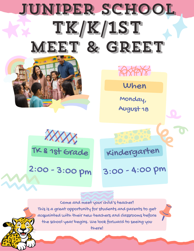 Meet & Greet Flyer in English