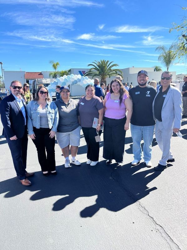 EUSD members of the EXPLORE Team attend the YMCA site dedication.