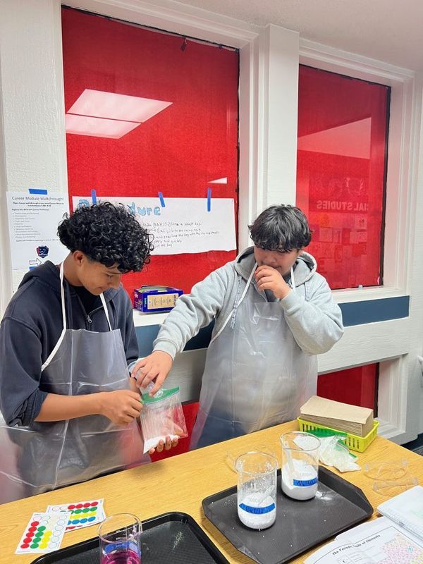 Hidden Valley Middle School students are pictured during the HVMS Student Showcase.