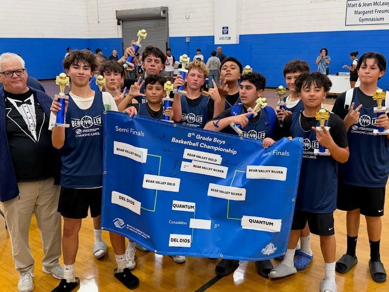 EUSD students participate in basketball.