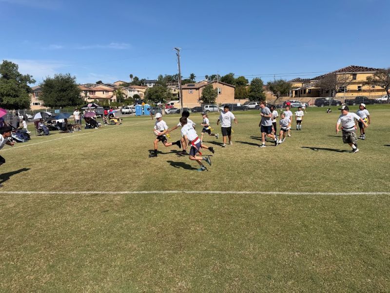 EUSD students participate in Flag Rugby.