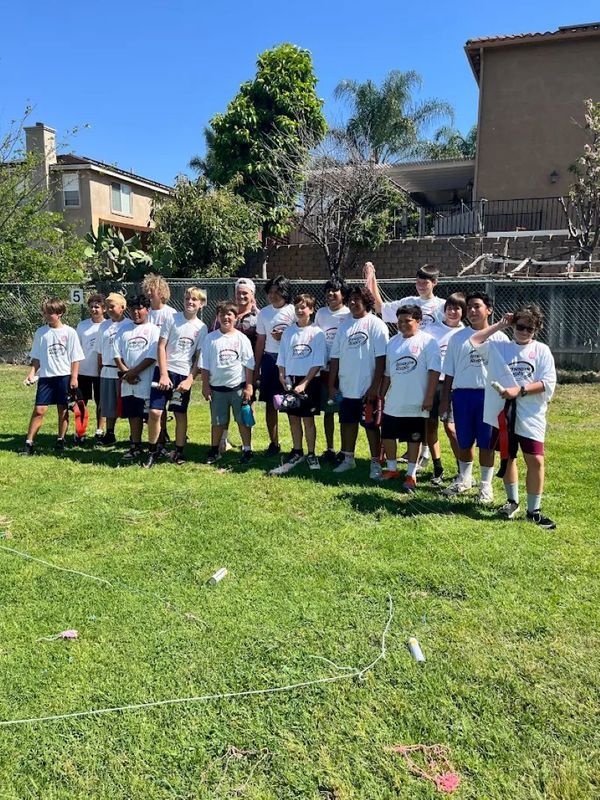 EUSD students participate in Flag Rugby.
