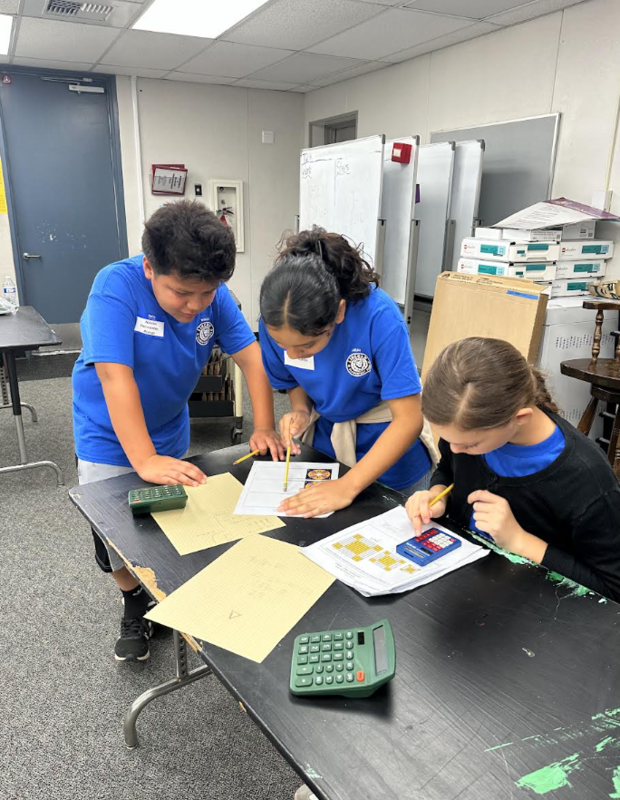 Students participate in STEM Challenge Day.