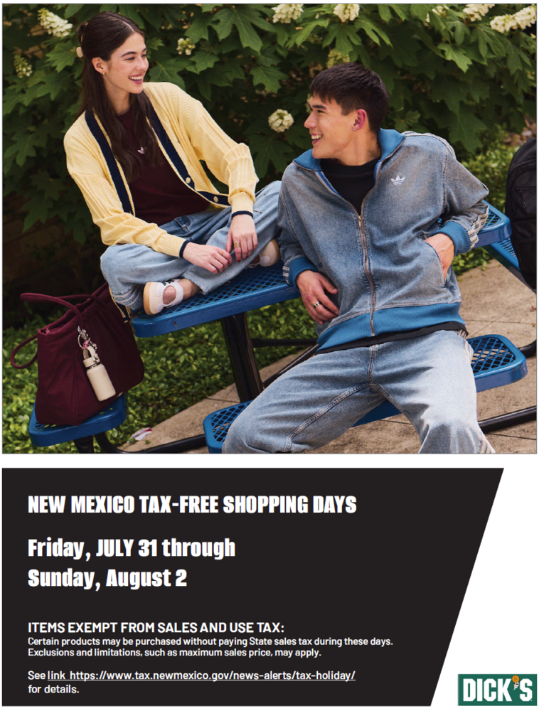 Dick's Tax Free