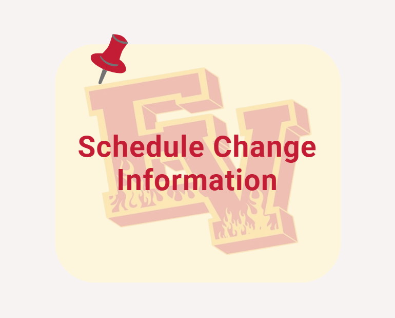 Schedule Change