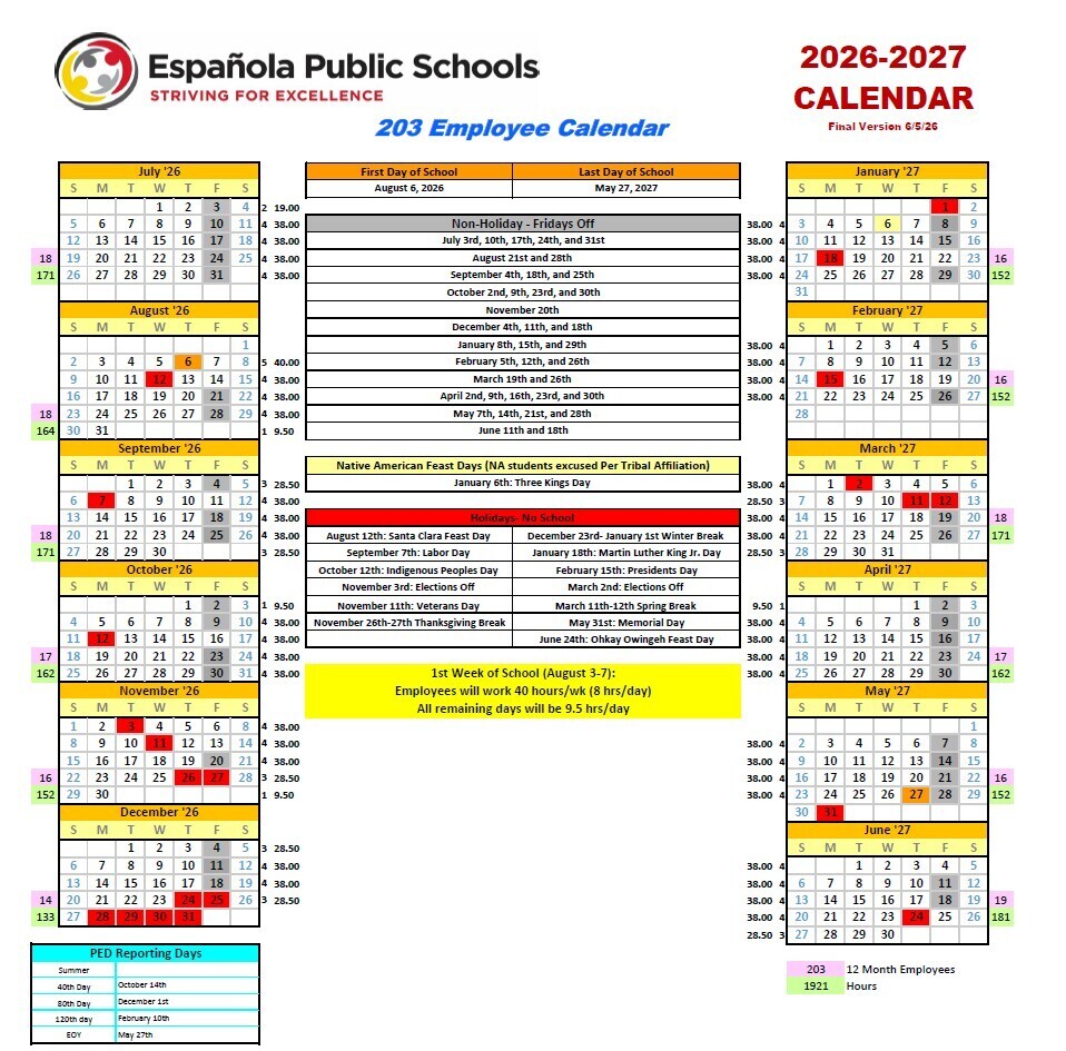 EMployee Calendar