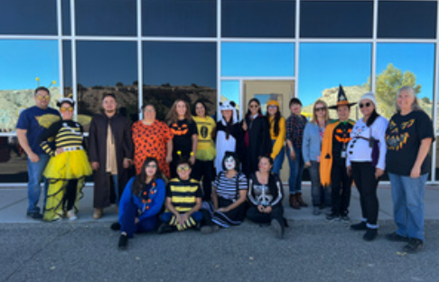 TEQ Staff for Trick-O-Treating at the Pods