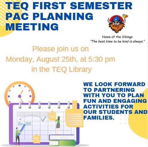 TEQ PAC Planning Meeting