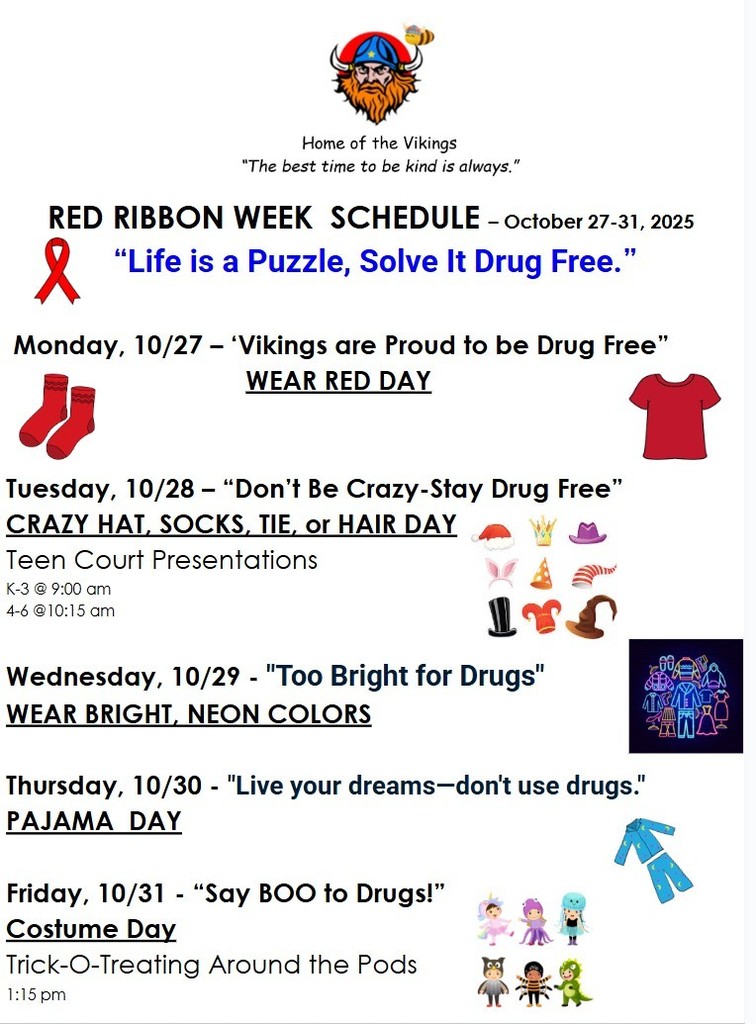 TEQ Red Ribbon Week Flyer