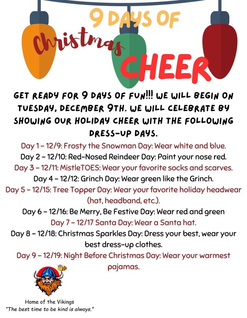 9 Days of Christmas Cheer