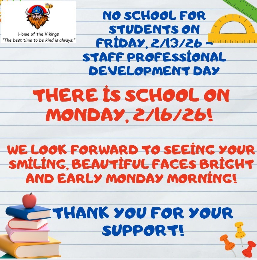 No School Flyer 2/13/26