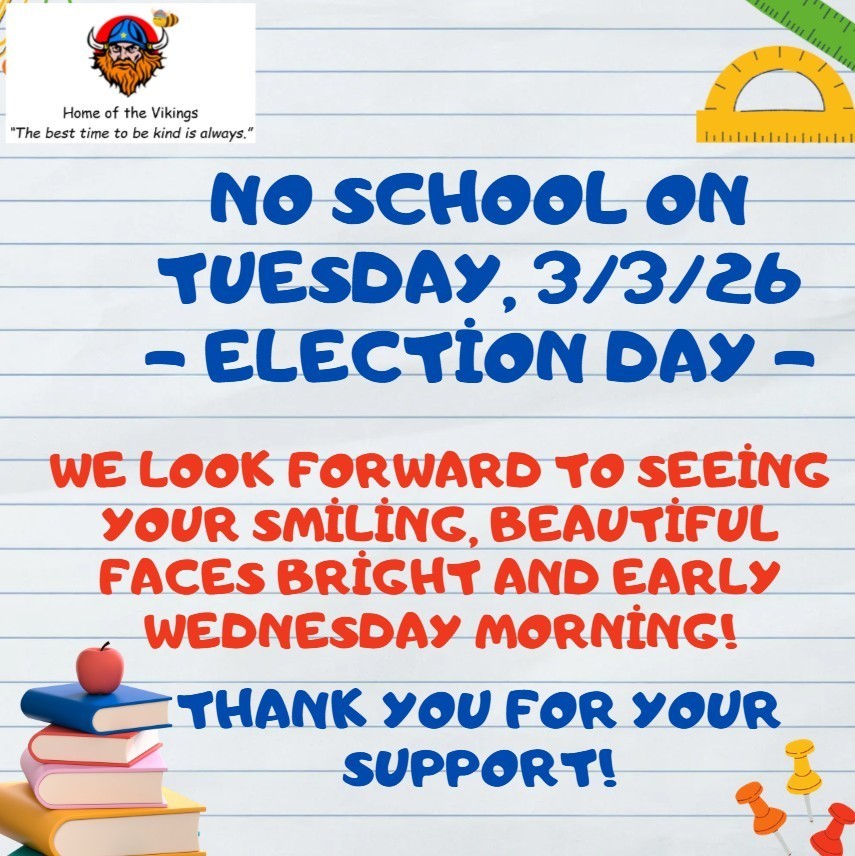 No School Flyer 3/3/26