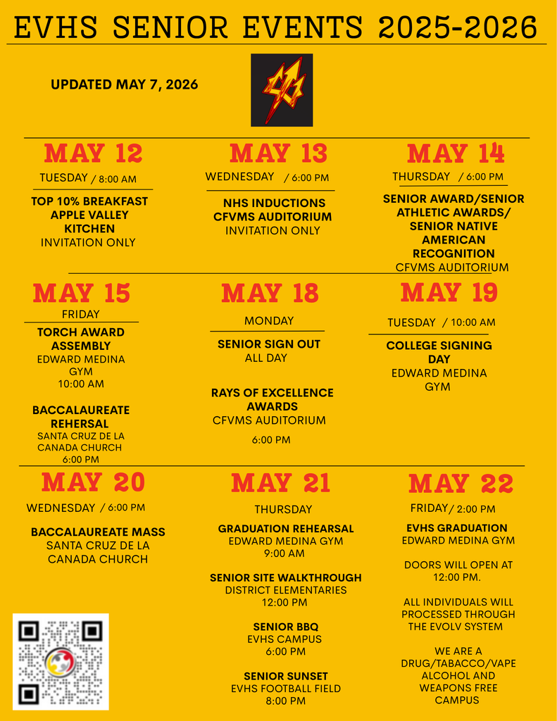 updated EOY Senior Events 
