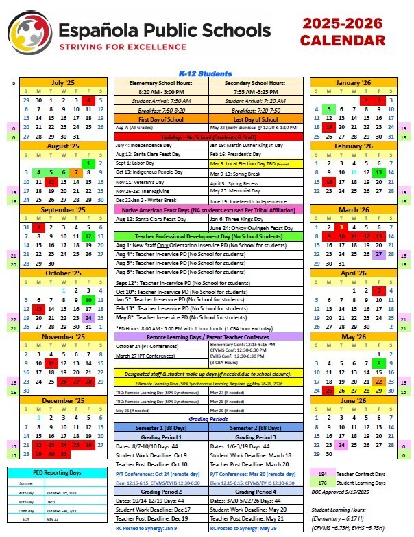 '26-'27 EPS Calendar