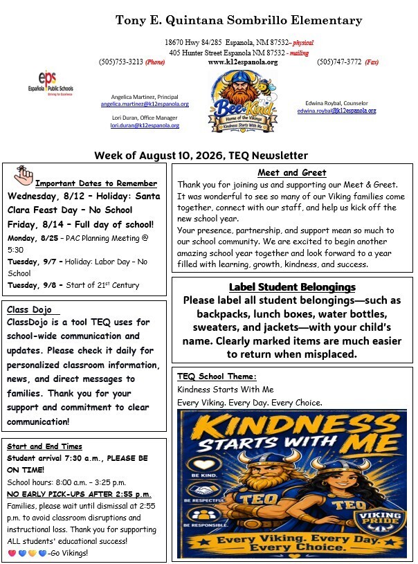 26 27 TEQ Newsletter