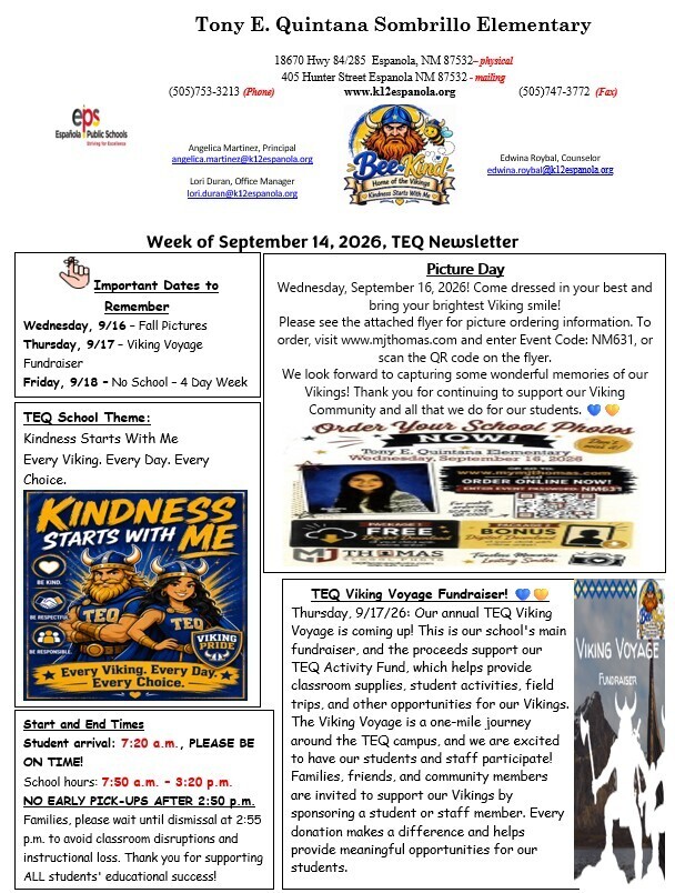 TEQ Newsletter