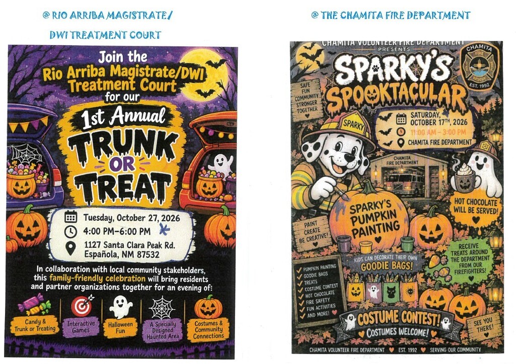 Fall Community Events Flyers