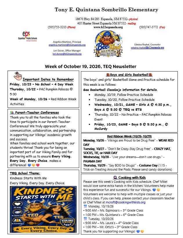 TEQ Newsletter