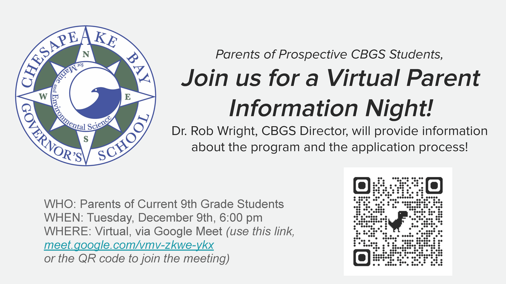 CBGS Virtual Parent Information Night