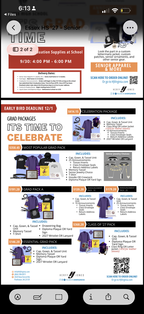 Graduation Order