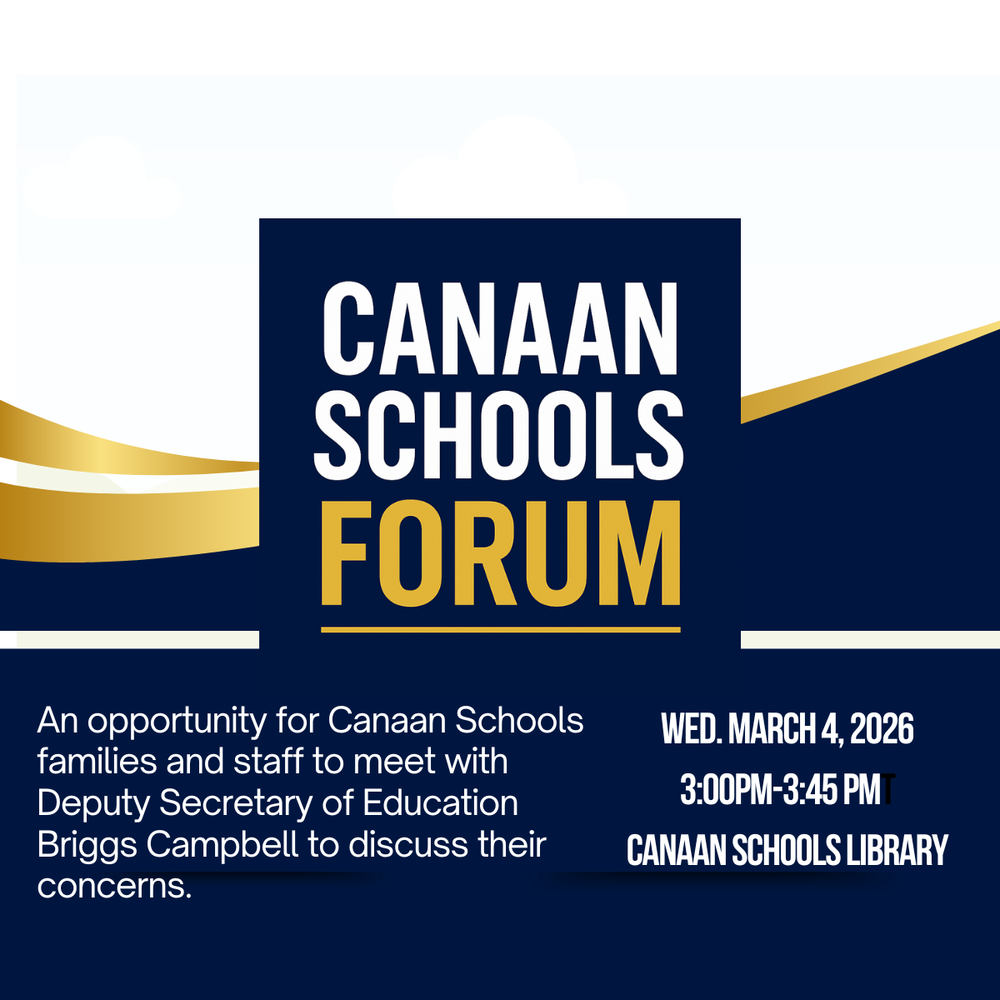 Canaan Schools Forum 