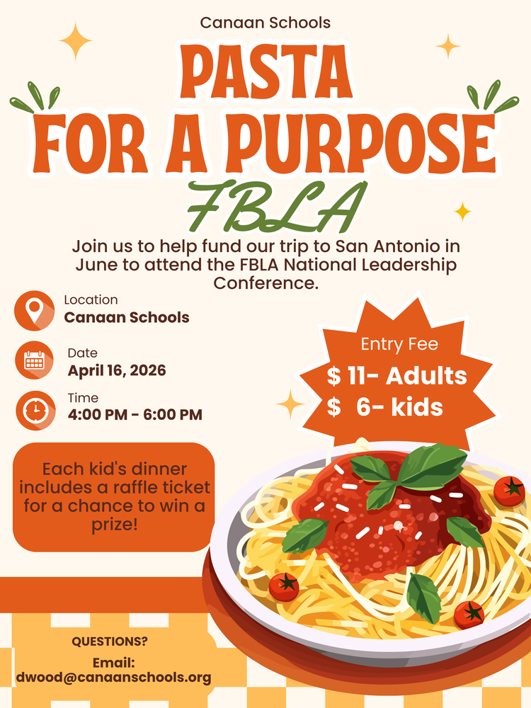 Pasta for a Purpose Flyer