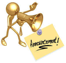 Announcements 