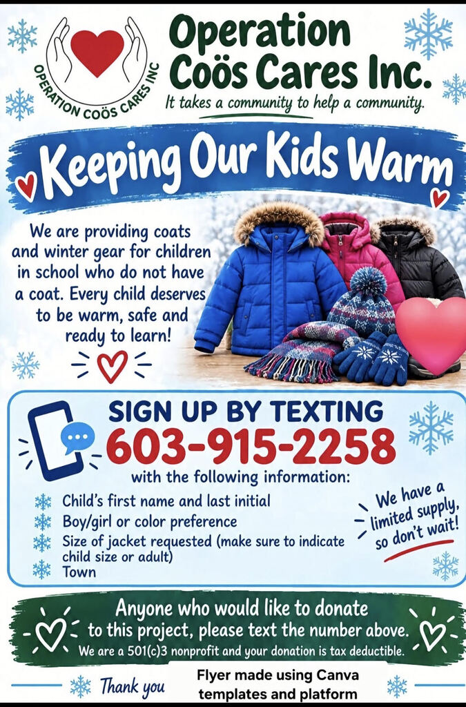 Operation Coos Cares, Inc.
