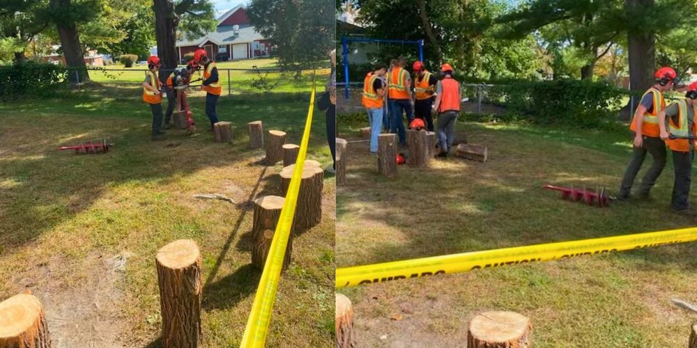 CTE Forestry Students Repurpose Fallen Tree Essex Westford School