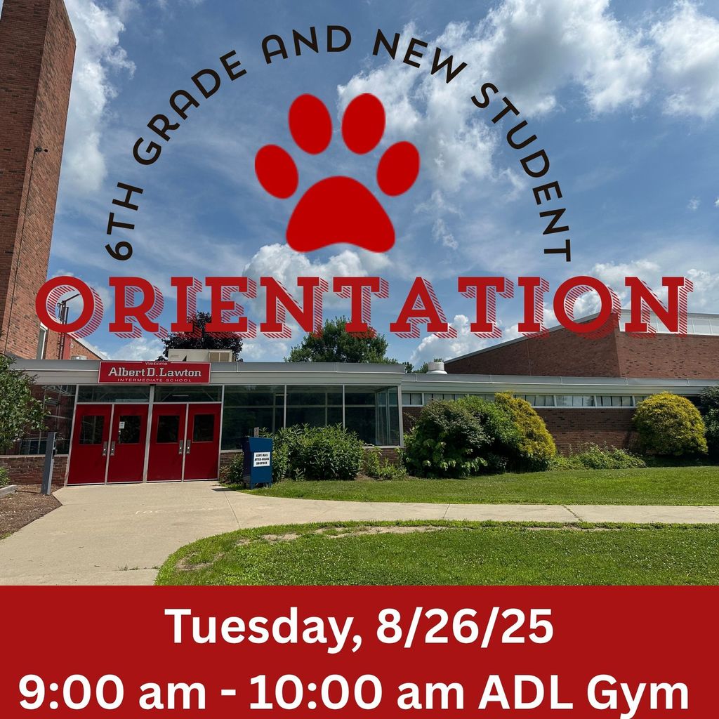 6th Grade and New Student Orientation