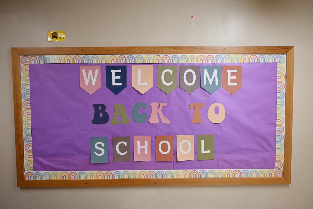welcome back to school board
