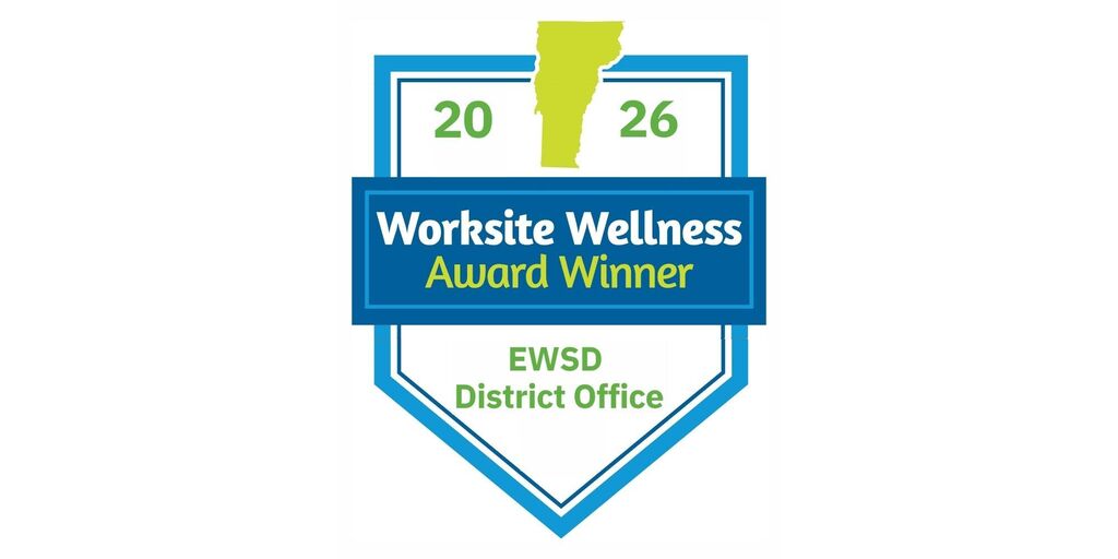Logo with "Worksite Wellness Award Winner" text and numbers "20 26" above it. A yellow outline of a state is above the text.