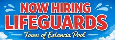 Hiring Lifeguards for Town of Estancia Pool