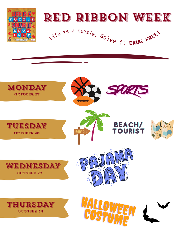 Red Ribbon Week Flyer