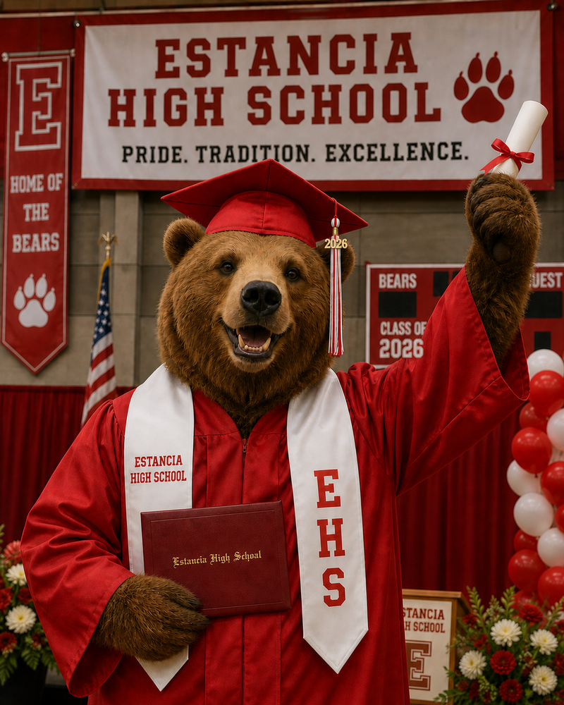 Bear graduating from Estancia High School