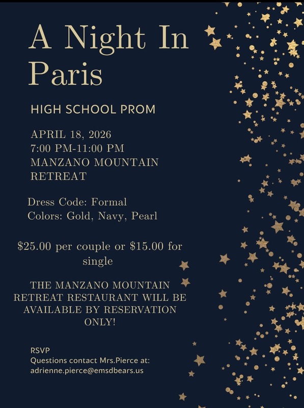A Night In Paris - Prom Flyer