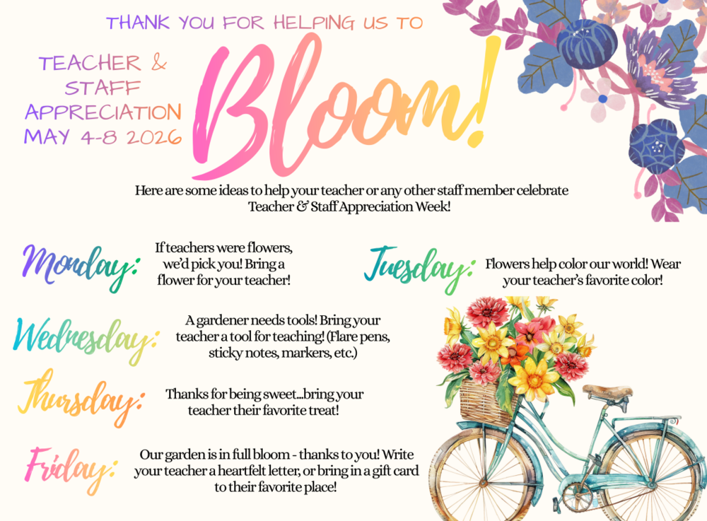 Estelline Teacher appreciation week