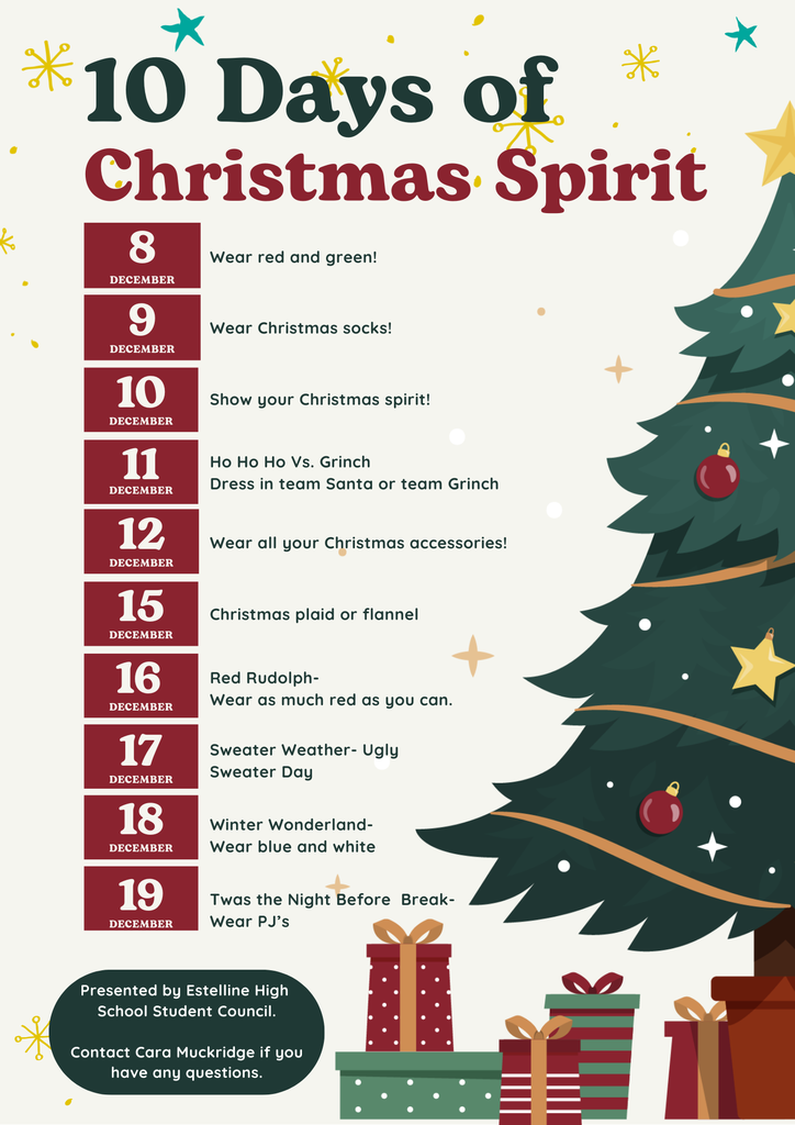 10 days of Christmas Spirit