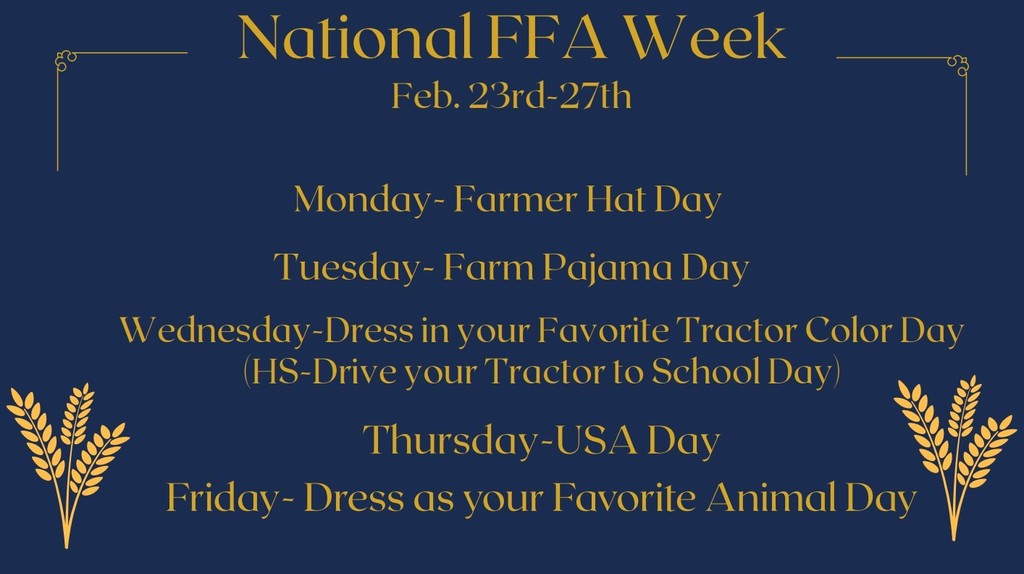 Feb 23-27 is National FFA Week