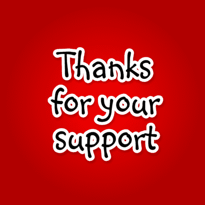 Thank you for your support!!