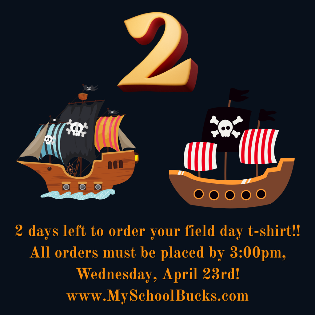 2 days left to order field day shirts