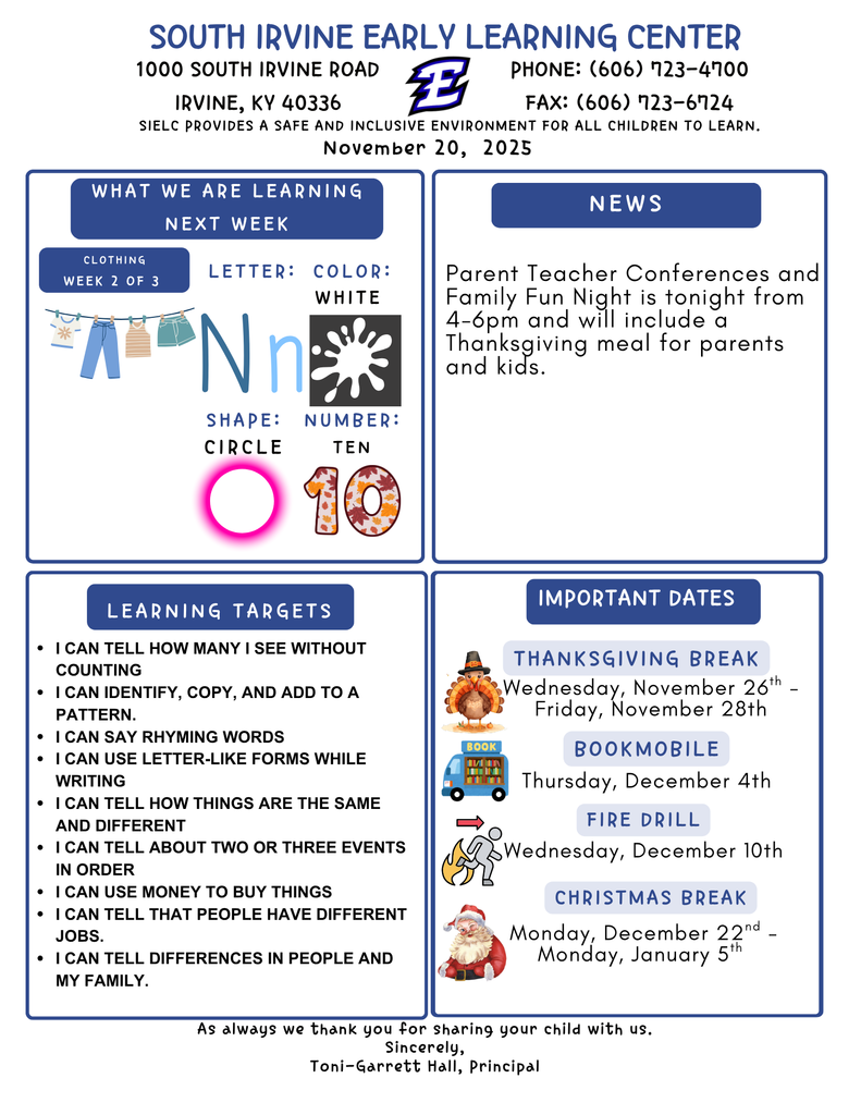 Beige Blue Minimal with Abstract Shape Classroom Newsletter