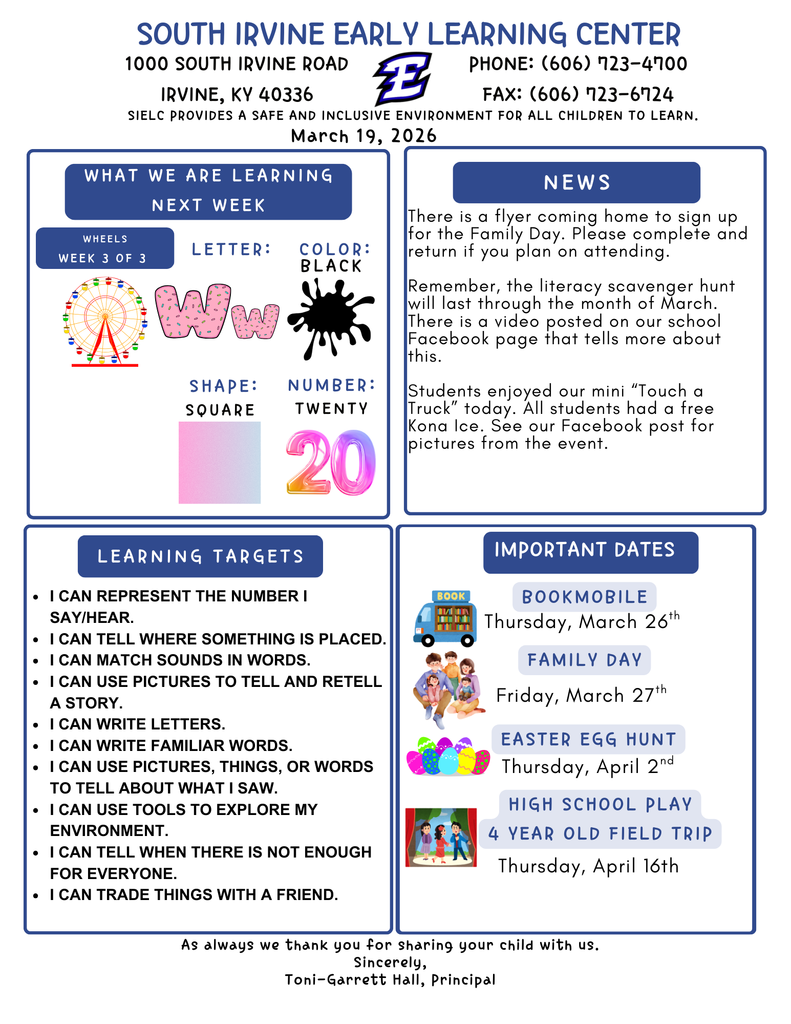 Beige Blue Minimal with Abstract Shape Classroom Newsletter (9)